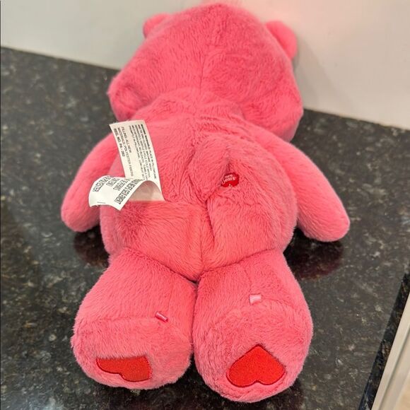 American Greetings -Hasbro - Care Bears- Pink Love a Lot Care Bear 13” Plush Toy - Picture 7 of 10